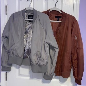 Grey Bomber Jacket